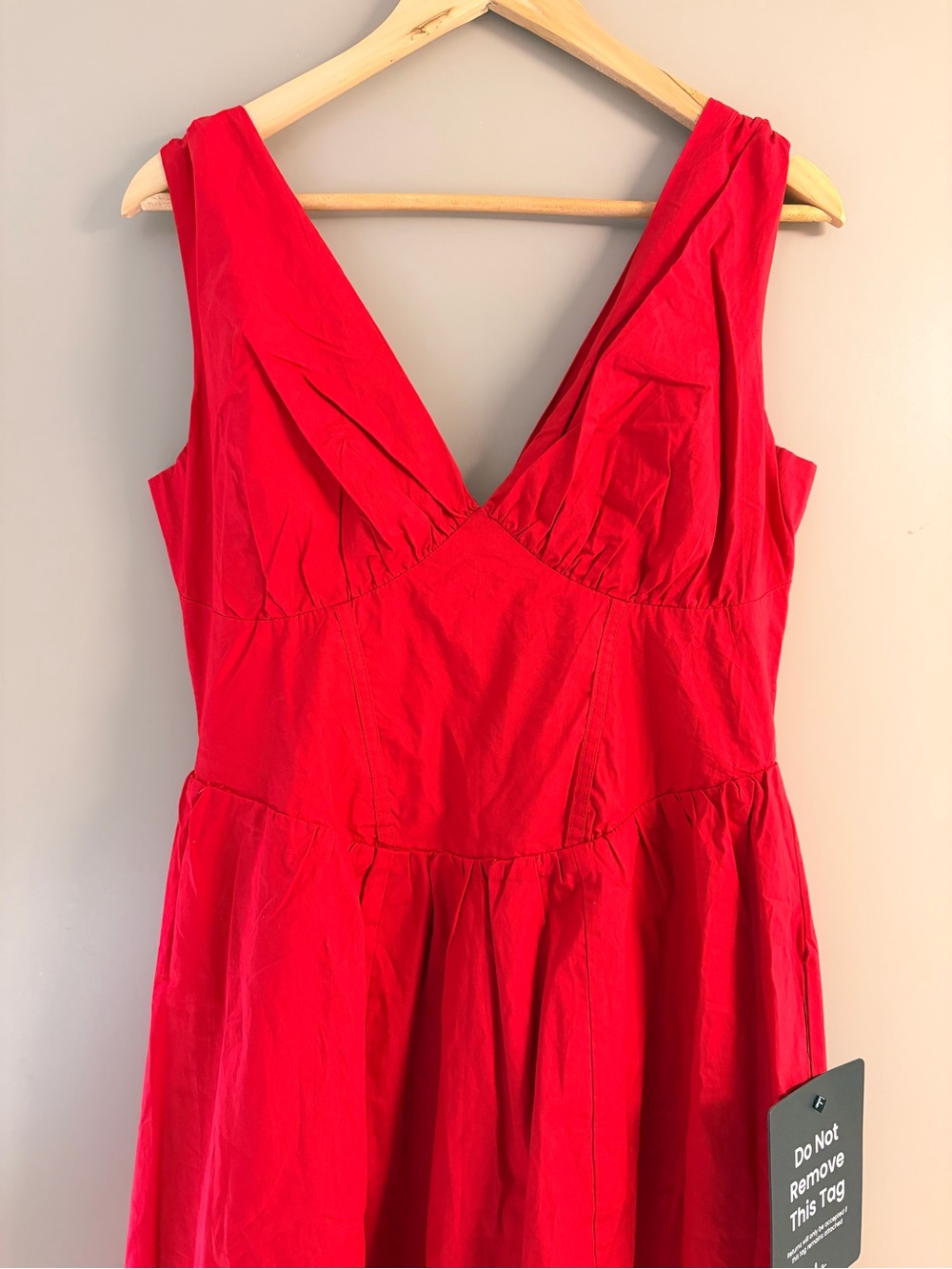 Lulus Lettie Red Poplin Dress Midi Dress
